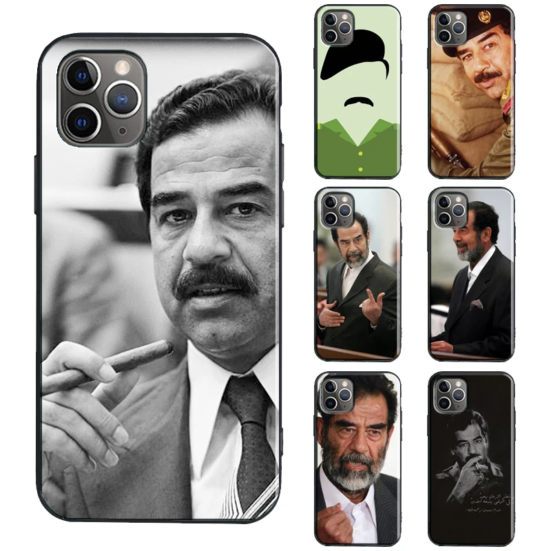 Saddam Hussein Arabic Iraq TPU Case For iPhone 13 11 14 12 15 16 Pro Max mini XR X XS Max Plus Cover Funda