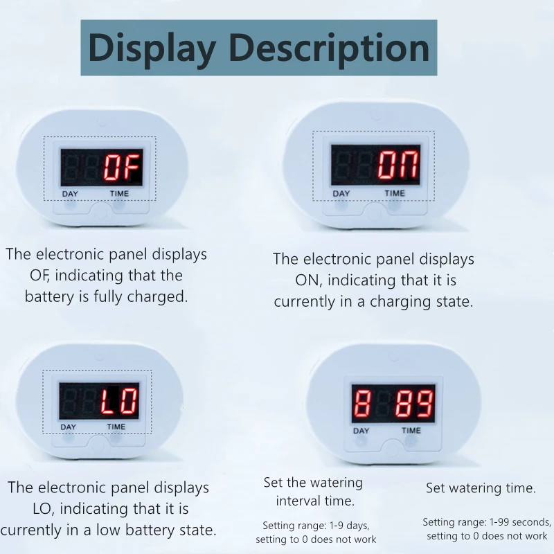 Automatic Flower Watering Machine 8/4/2Head Controller Flowers Plants Home Sprinkler Drip Irrigation Device Pump Timer System