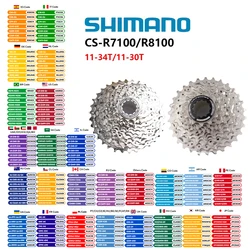 Shimano 105 R7100 ULTEGRA R8100 Cassette 12s Bike Cassette For Road Bike Di2 Groupset 11-30T/11-34T Original Shimano Bike Part