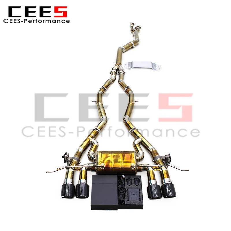 

cees Catback Exhaust Muffler for BMW M3 M4 M2 G80 G82 G87 3.0T 2019-2024 Performance Sport Valved Exhaust Pipe