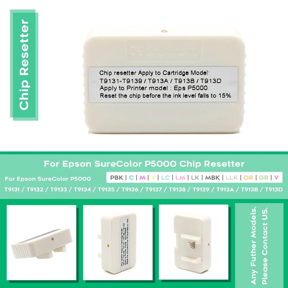 T913 Ink Cartridge Chip Resetter For Epson SureColor SC-P5000 P5000 Inkjet Printer