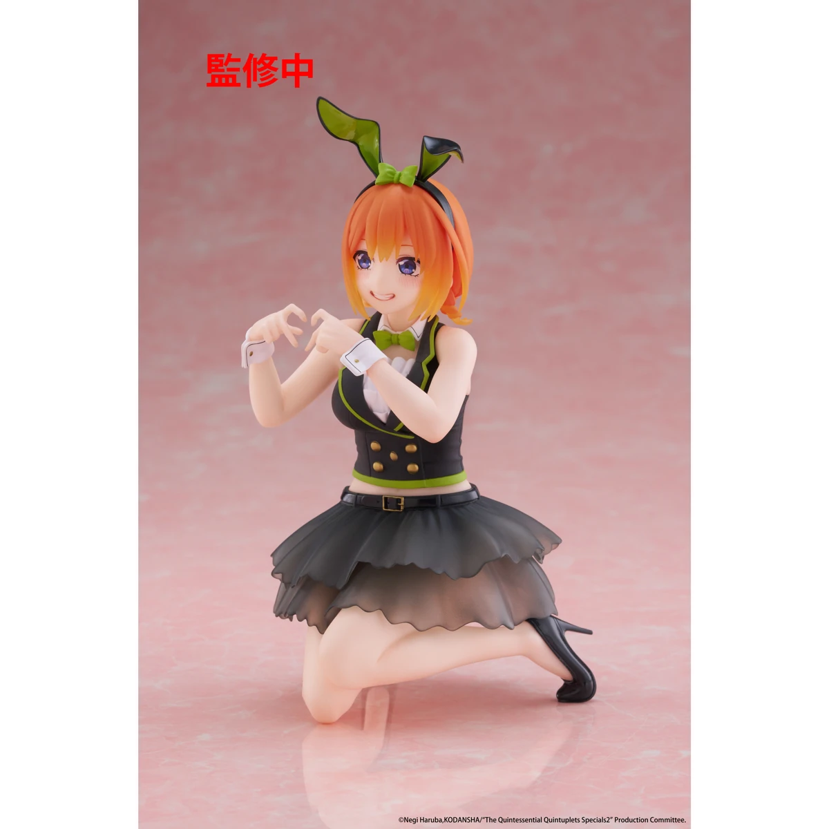 Na Stanie TAITO Desktop Śliczne Nakano Yotsuba Króliczek Ozdoby Lalki Anime Figurka Akcji Zabawka Prezent Model Kolekcja