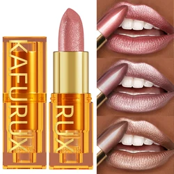 16Colors Bold & Intense Glitter Shiny Metallic Lipstick Lip Tint,Long Lasting Lip Senior Matte Lip Makeup Gifts for Women Cosme