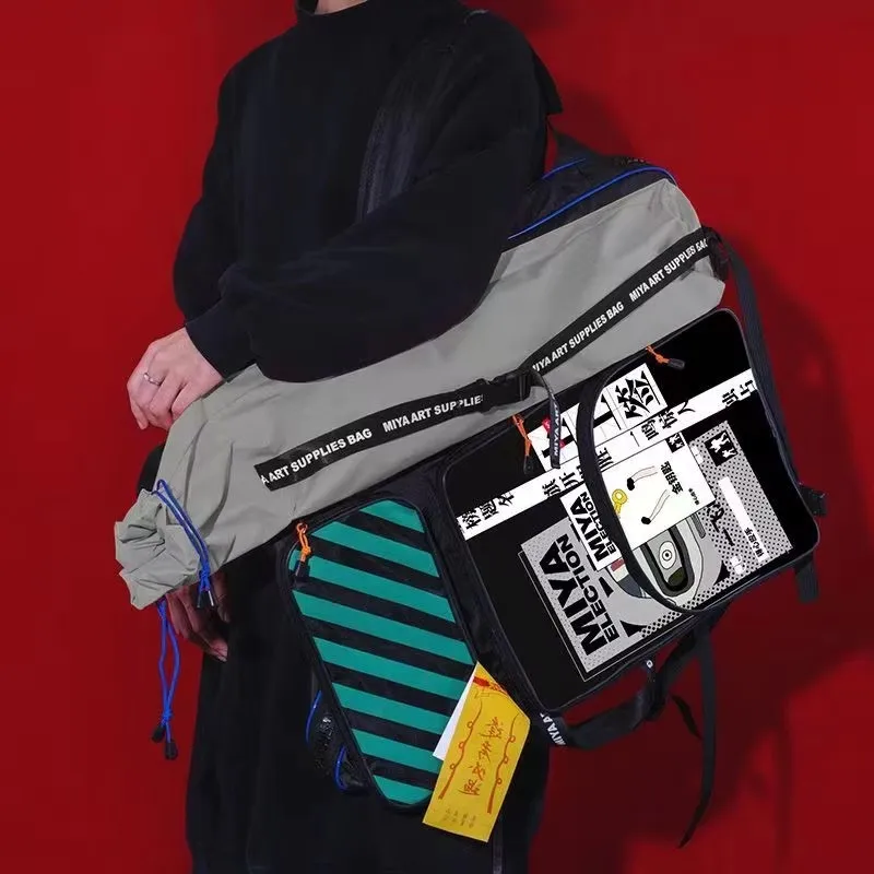 2026 Chinese Style Artist Backpack A2 Drawing Board Art Supplies Drawing Bag Art School Bag For Artist