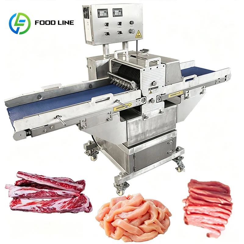 Commercial Meat Slicing Machine Deli Meat Cutter Adjustable Thickness for Chicken Bacon Pastrami and Cold Cuts Customized