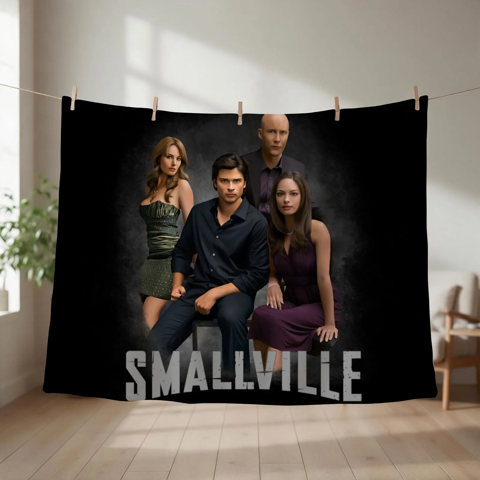 Smallville Group Throw Blanket