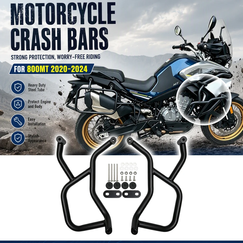 800MT Engine Guard Highway Crash Bar For CFMOTO 800MT MT 800 2021 2022 2023 2024 Motorcycle Frame Protection Bumper Accessories