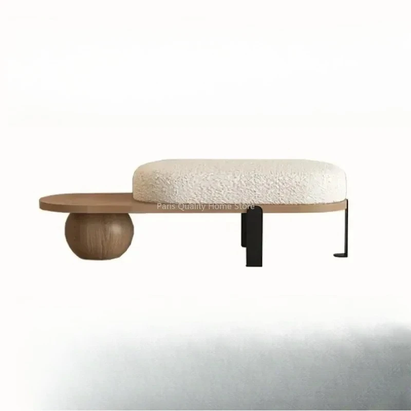 Kreative U-förmigen Fußhocker Massivholz Bank Wohnzimmer Möbel Hause Tür Schuh Ändern Hocker Eingang Schlafzimmer Nachttisch Hocker