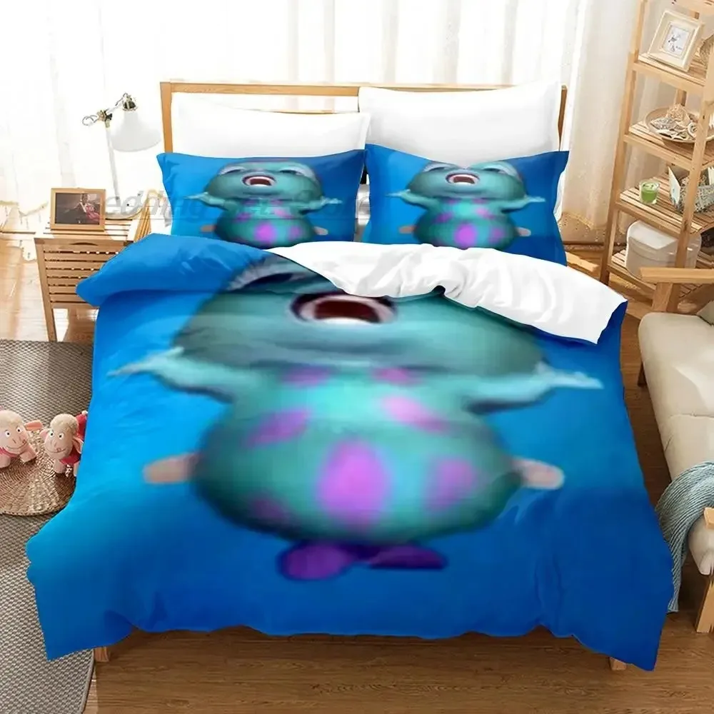 

Новый комплект постельного белья с мемами Bibble, размеры: Single, Twin, Full, Queen, King. Комплекты постельного белья для взрослых и мальчиков, 3D аниме-простыни.