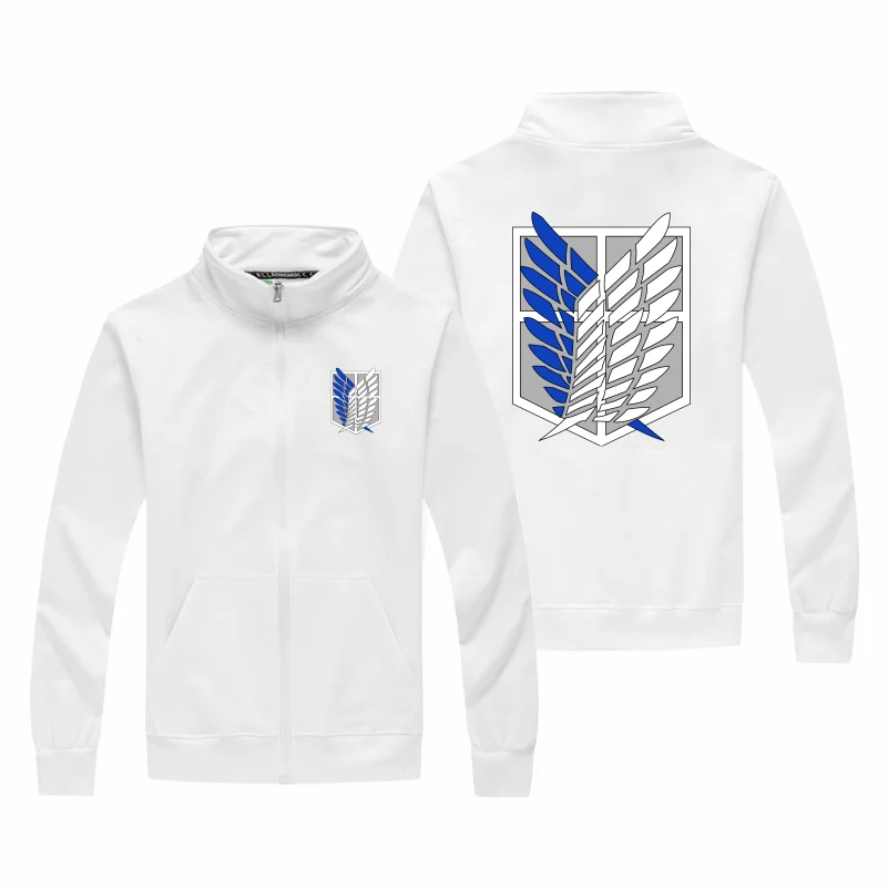 Attack On Titan Jacket Uniform Wings Of Freedom Coat Japan Anime Tracksuit Men Bomber Jacket Winter Streetwear Harajuku