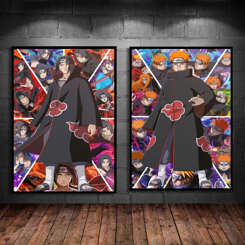 

Hot Anime Poster Naruto Pain Comics Pictures Home Room Painting Hd Print Art Prints Children's Bedroom Decor Hanging Decoration