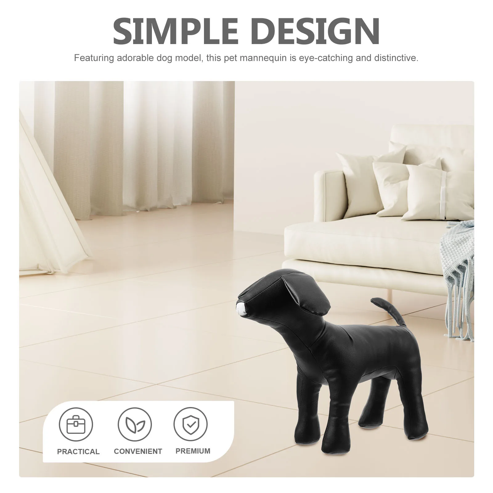 

Mannequin M Size Standing Dog For Pet Clothing Display Pu Dog Clothes Showcase Stand Pet Shop Display Mini