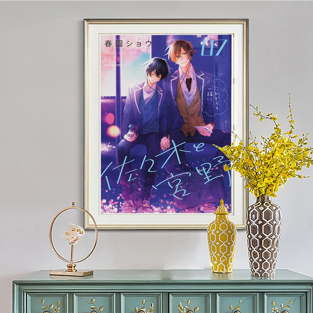 الحب من قتل انمي ياباني الفن طباعة ملصق الكرتون مانغا قماش اللوحة Otaku ديكور غرفة نوم جدار الصورة