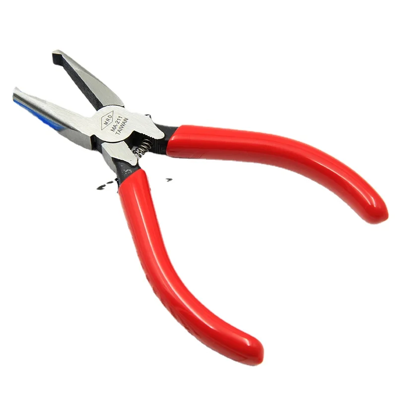 Plastic  4/5/5.5/6 Inch Water Nozzle Pliers 90 Degree Model Scissors Right-Angle Diagonal Pliers Flat Top Cutting Pliers