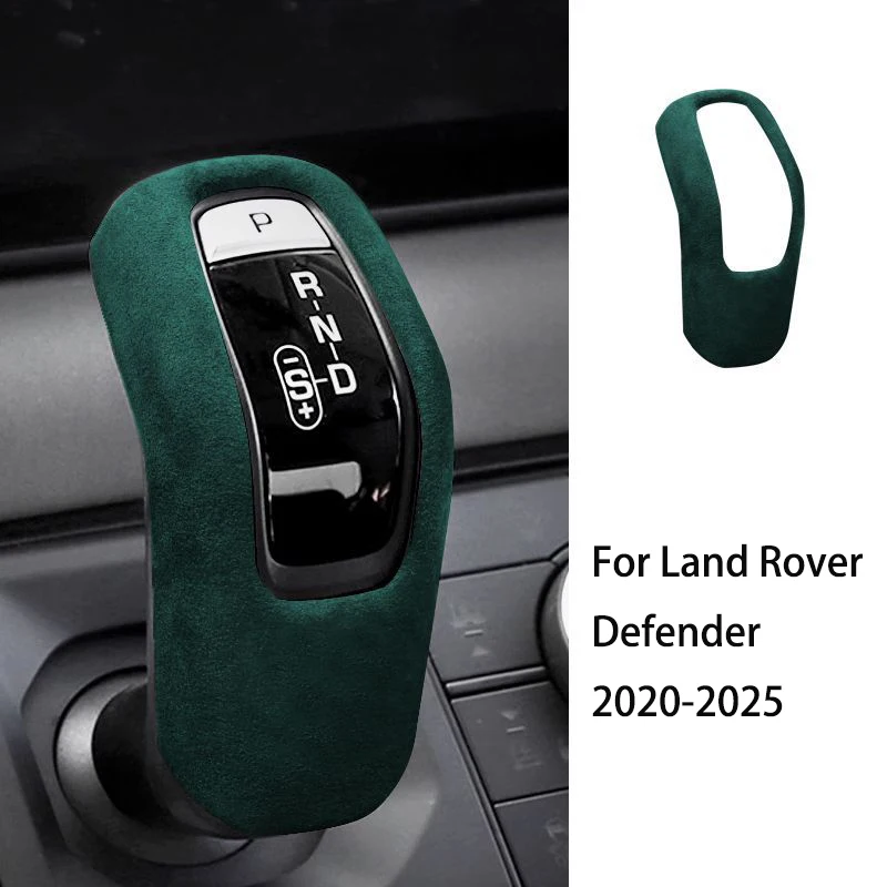 Suede Pookknop Cover Hendel Stok Hoofd Handvat Protector Auto Accessoires Trim Voor Land Rover Defender 2020-2025