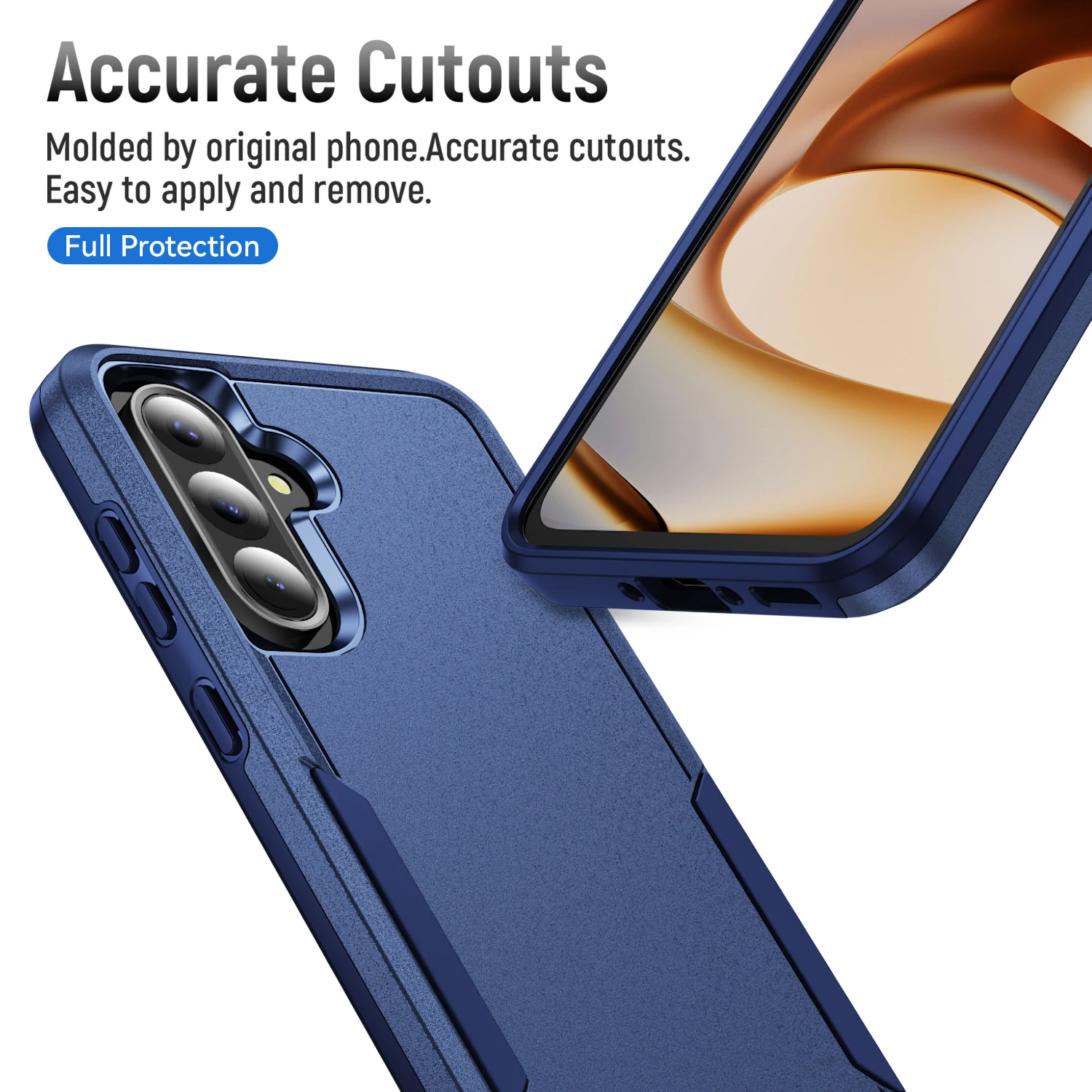 Harte Anti-Rutsch-Hülle für Samsung Galaxy A17 S25 FE A56 A36 A16 5G A35 A55 A15 A54 A14 S25 Ultra Edge S24 Plus S23 FE S22 Hüllen