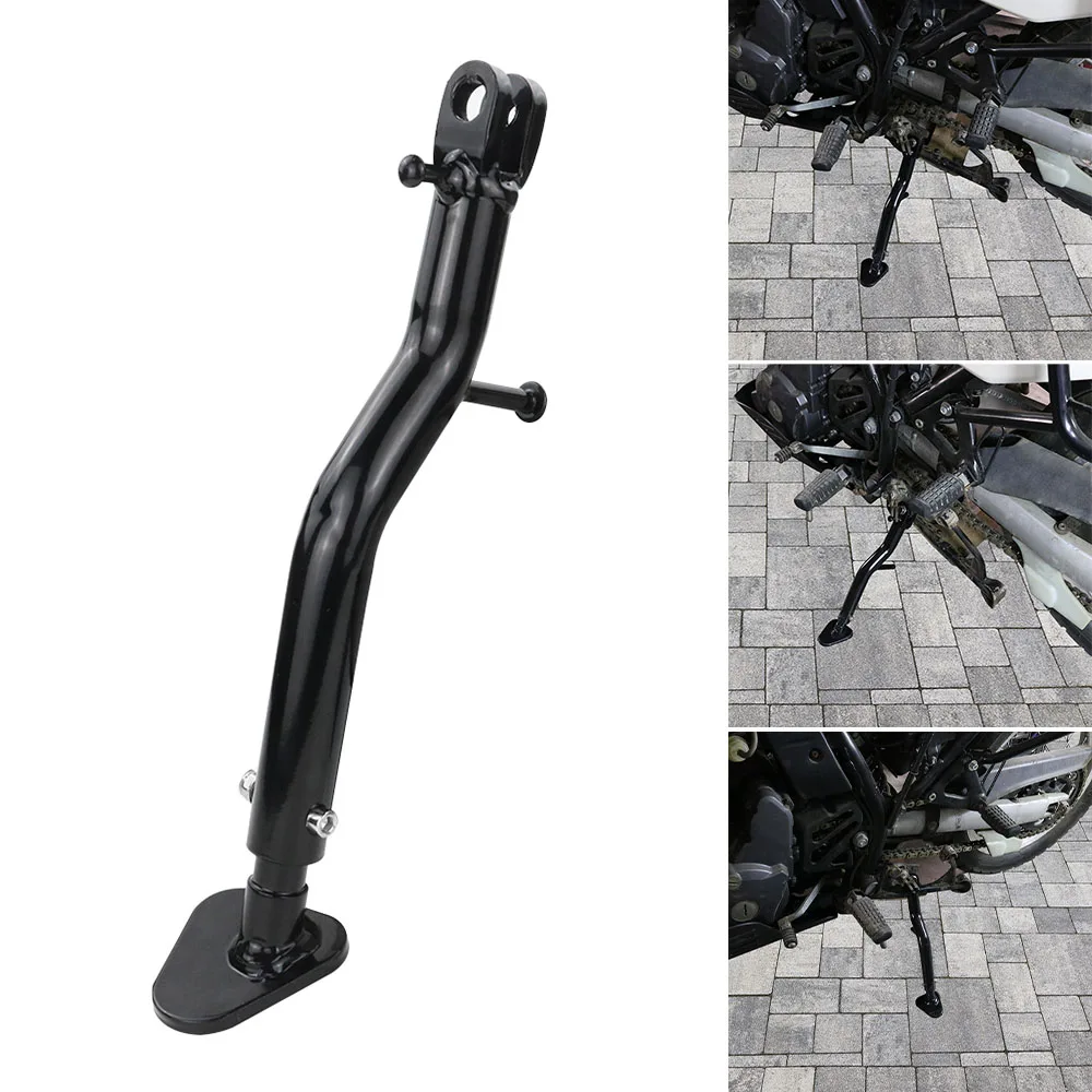 

Motorcycle Foot Side Stand Fit For Kawasaki KLR650 2008-2016 2017 2018 KLR 650 Kick Stand Parking Bracket Adjustable Kickstand