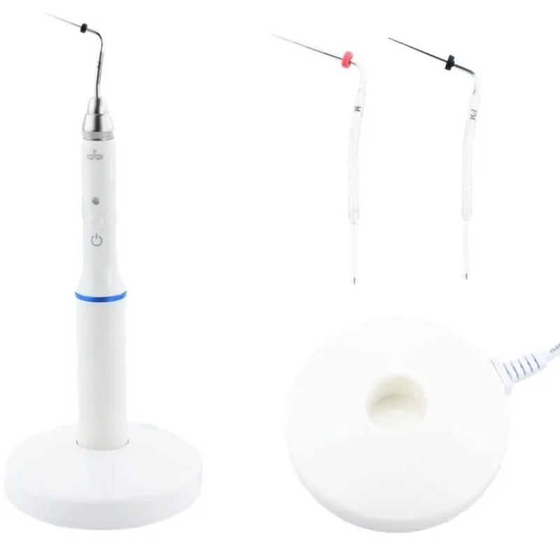 Dental CordlessWireless Obturation System Endo Heat Pen Canal Filling +2 Tips 3 Second Rapid Heating Dental Gutta-percha Cutter