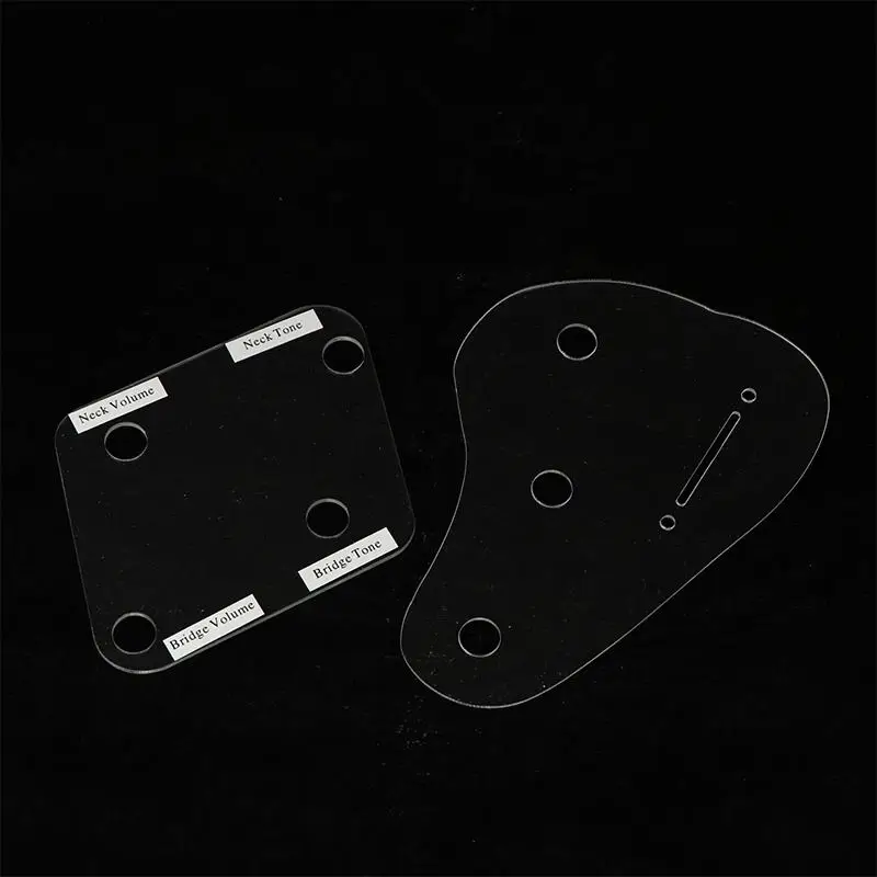 Hot Sale 1 Piece Acrylic Wiring Harnesses Template Display Plate For ST/LP/TL/Jazz Electric Guitar Bass