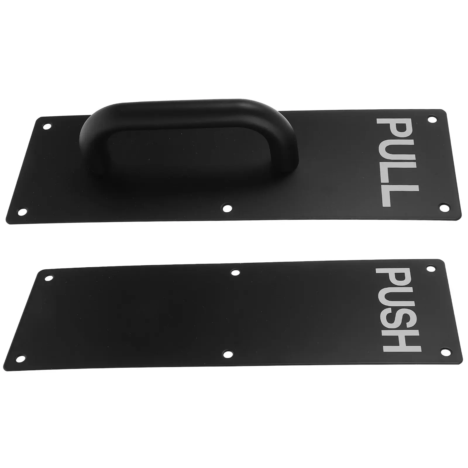 

2Pcs Pull Push Door Handle Sturdy Build Stainless Steel Door Pull for Sliding Cabinet Front Doors Push Plate Safety Reliable