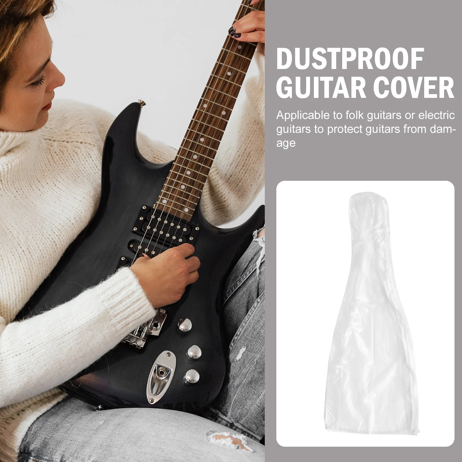 

Guitar Instrument Protector Durable Stitching For Instrument Cover Cover Rainproof Guitar Protection Accessory