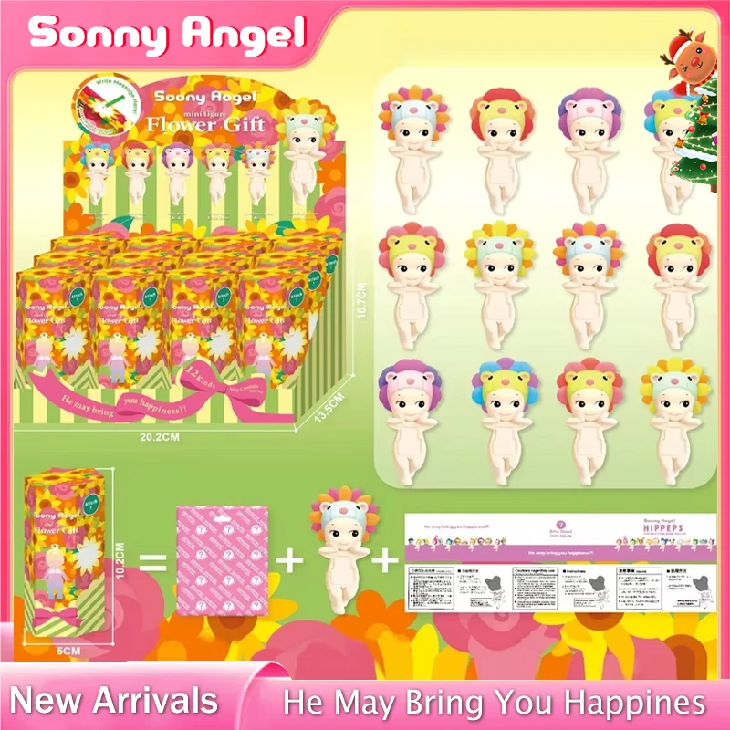 Nieuwe Sonny Angel Flower Gift Series Blind Box Decoratie Speelgoed Mini Anime Karakters Mobiele Telefoon Decoraties Kerstcadeaus