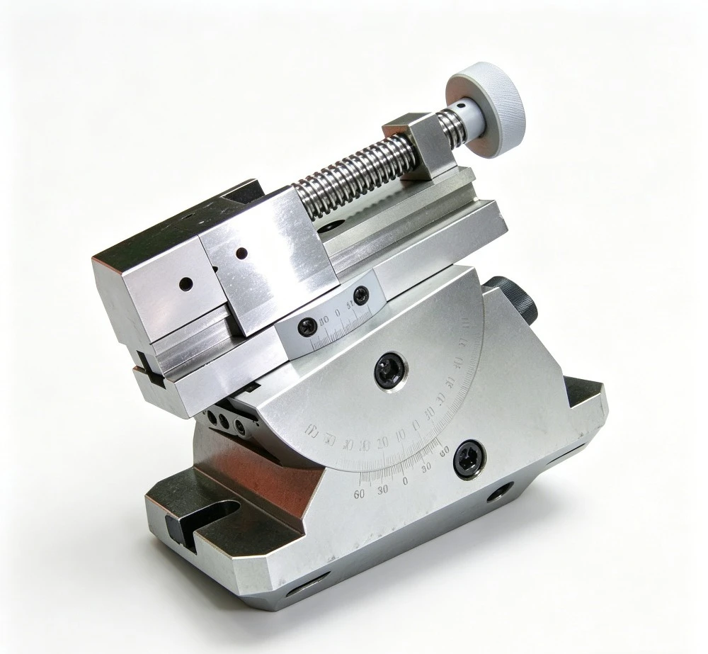 

Heavy Duty Universal Angle Sine Vise Solid Metal Swivel Bench Vice For Industrial Grinding Processing