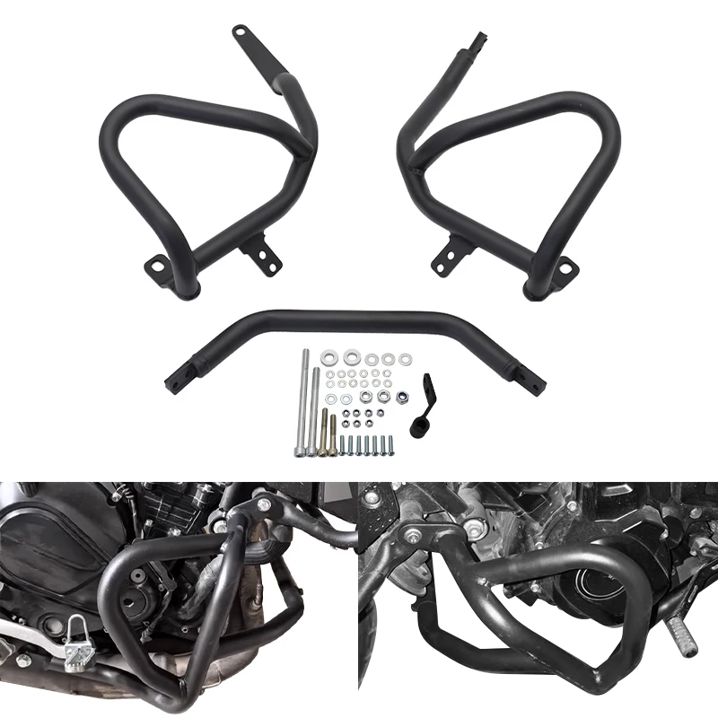 

For Benelli TRK702 TRK702X TRK 702/X 702X 2022 2023 Motorcycle Highway Engine Guard Crash Bar Frame Bumper Fairing Protector Bar