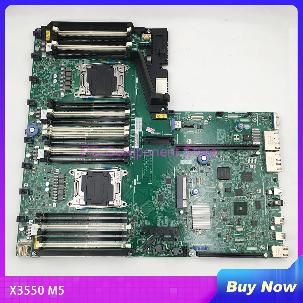 For IBM X3550 M5 Server Motherboard 00MV248 00MV379 00KF629 Support E5-2011 V3 V4 CPU Perfectly Tested Before Shipment