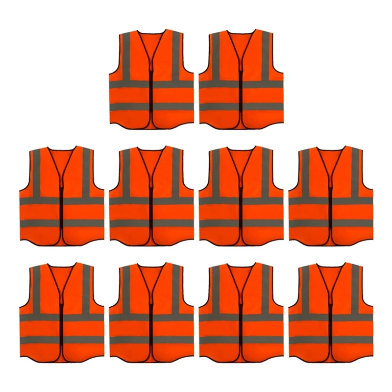 Safety Vest, Bright Neon Building Protective Film, Reflective Vest, Protective Warning Clothing Intersection Guard