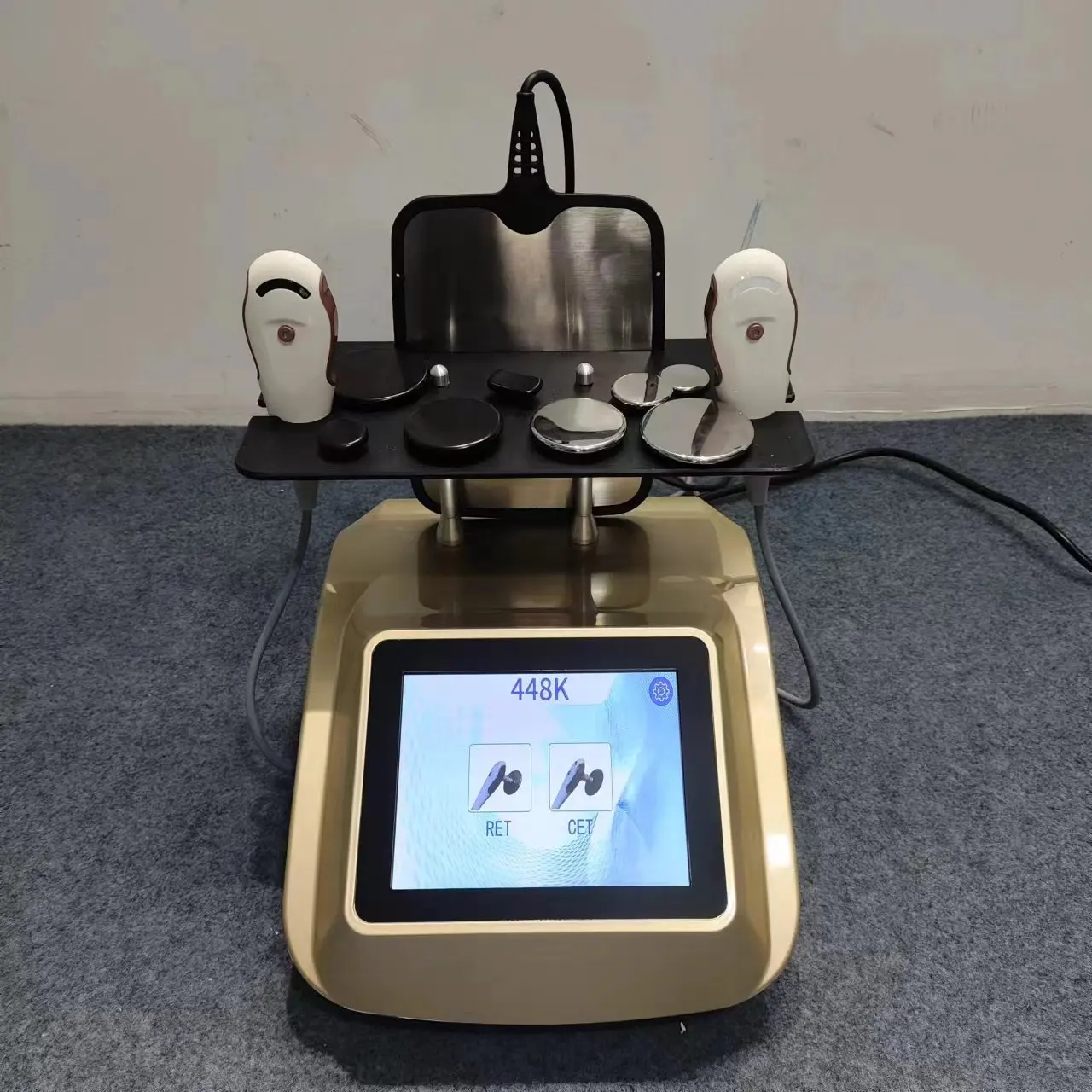 448Khz CET RET Tecar Device INDIBA Physical Therapy Machine Rf High Radio Frequency Diatermia Pro Loss Weight Health Care System
