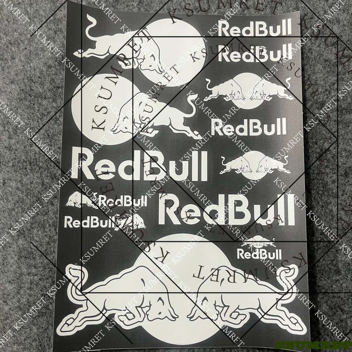 الفينيل ل ريد بول دراجة نارية ملصق مائي خزان شعار ملصقات مجموعة #2