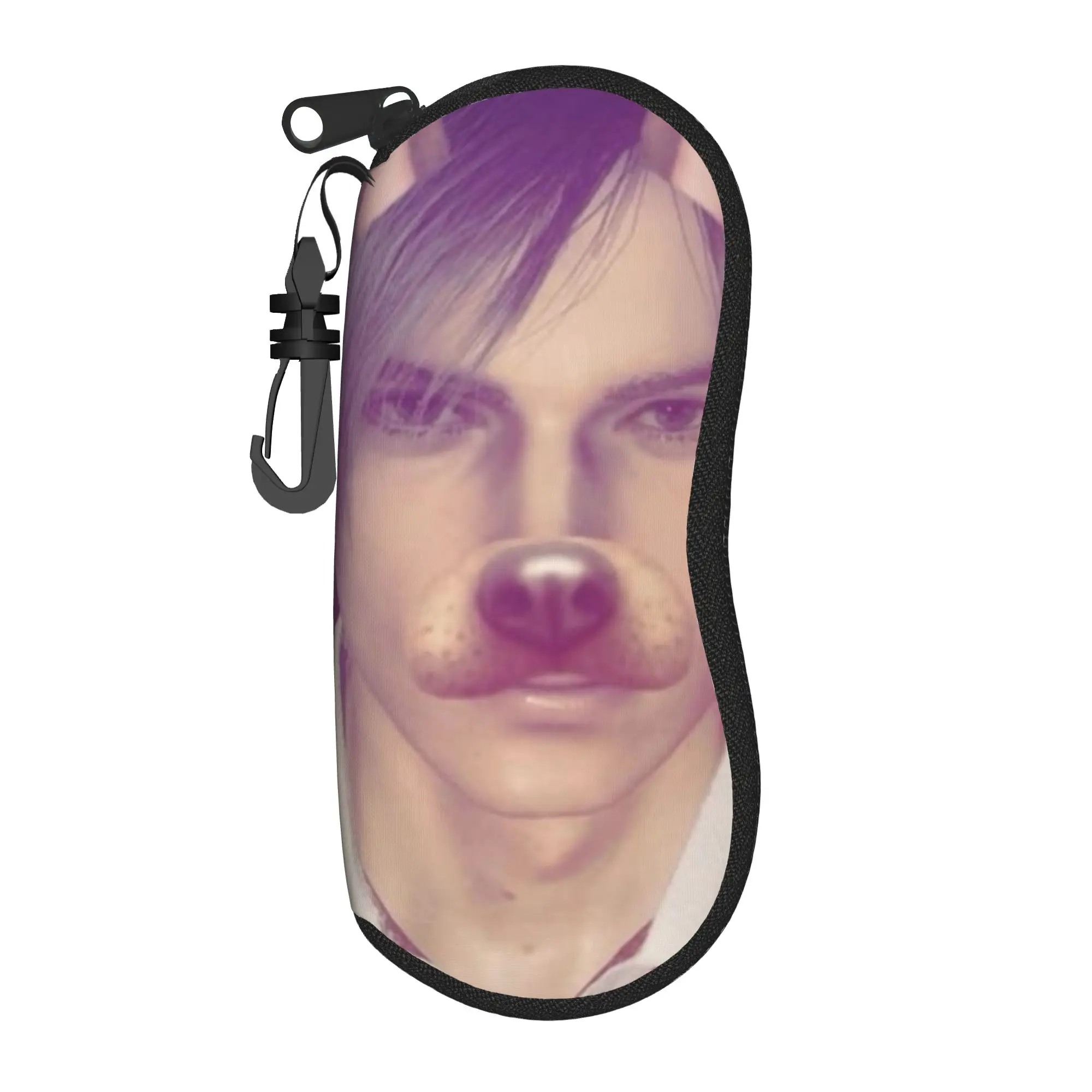 Чехол для очков Leon S Kennedy SnapChat Dog Ears, защитный футляр унисекс, коробка для хранения солнцезащитных очков, небольшой контейнер для очков