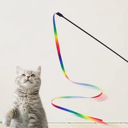 Juguete interactivo varita colorida para gatos – Alivio aburrimiento