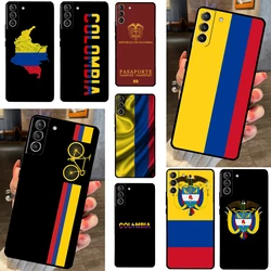 Colombia Flag Case For Samsung Galaxy S23 S22 Ultra Plus S8 S9 S10 Plus Note 10 20 S21 FE S20 FE Cover