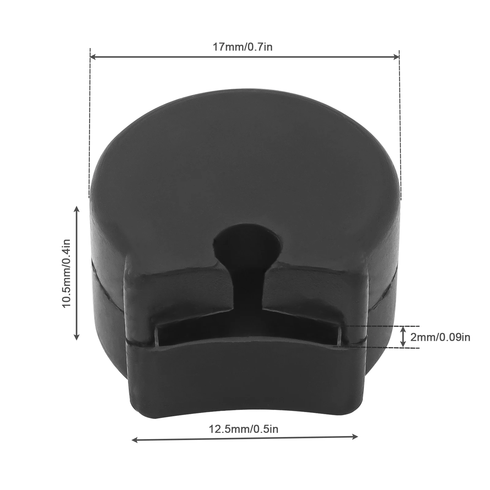 Rubber Clarinet Black Thumb Rest Saver Cushion Pad Finger Protector Comfortable for Clarinet