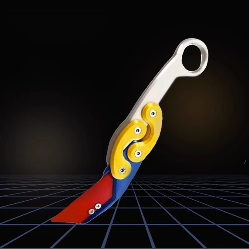 New Knife Fidget Toy 3D Printing Technology Stocking Stuffers Gift With Butterfly Claw Blade Carrot Fidget Toy Stress relief Toy