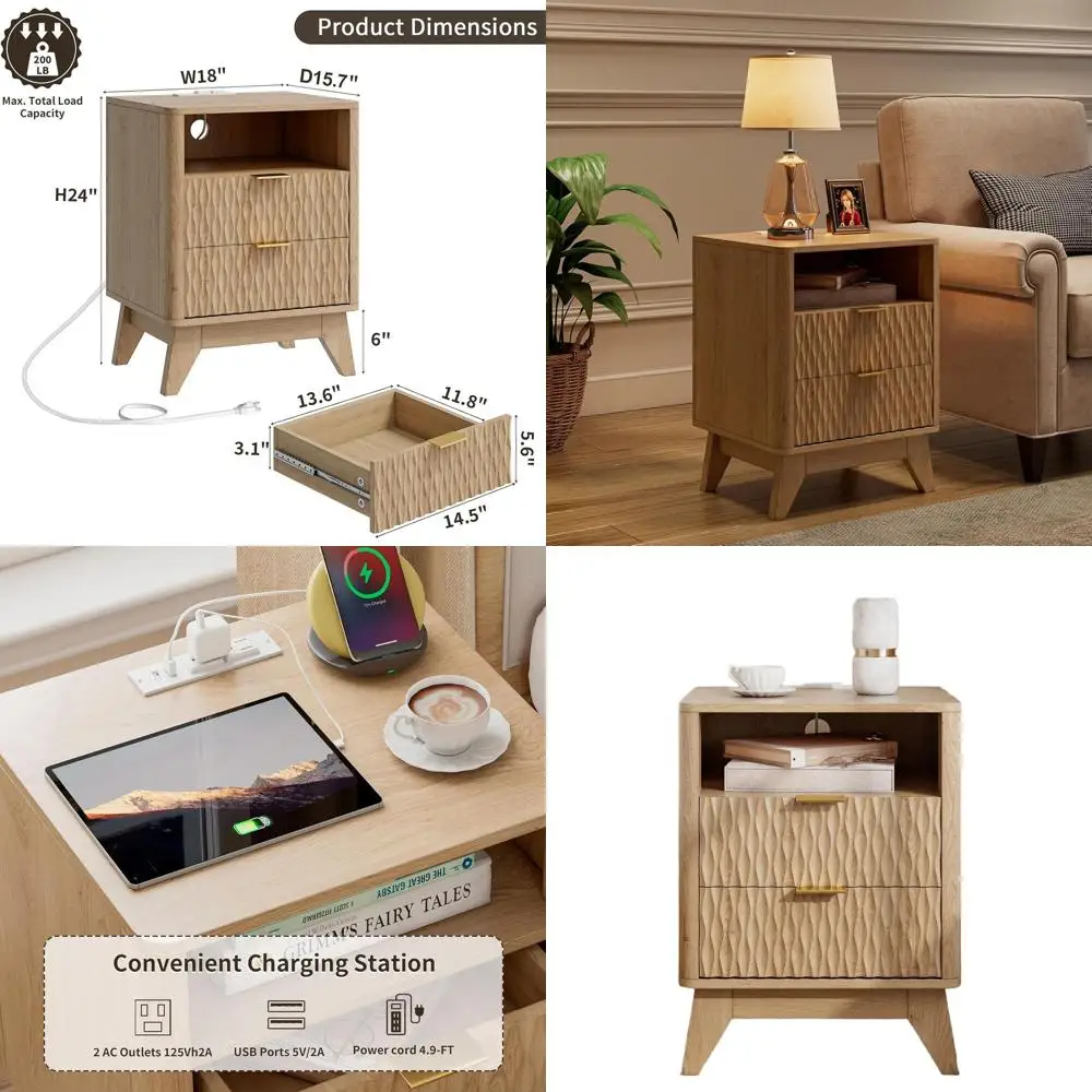 Modern 18 Oak Night…