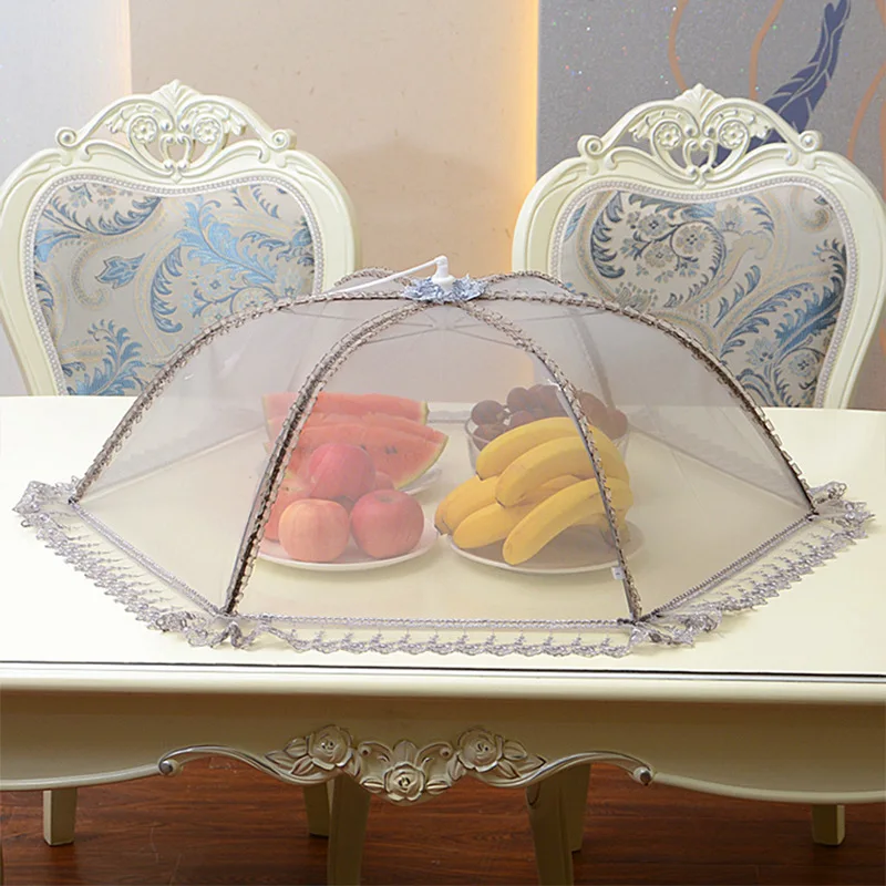 Foldable Food Covers Dining Table Mesh Cover Home Anti Fly Mosquito Tent Umbrella Picnic Protect Net Kitchen Accessories food