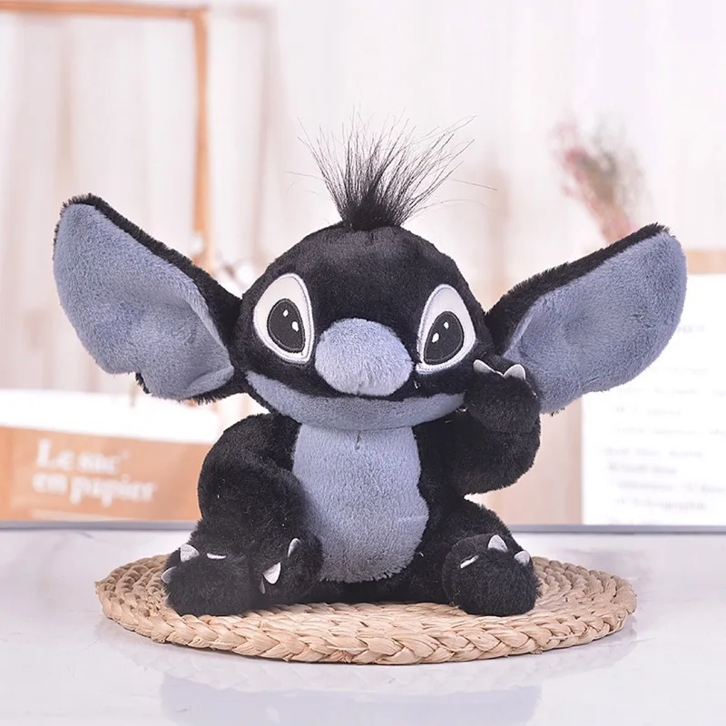 2024 Stitch Plush Black Doll Disney Lilo & Stitch Original Plushies Children Birthday Gifts Stitch Fans Collection Toys Wholesal