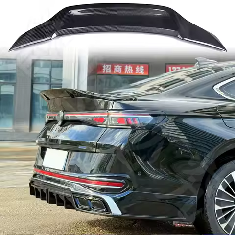 For Volkswagen Passat B9/Magotan 2024 2025 100%carbon fiber high-quality rear spoiler trunk lid diffuser R-type automotive parts