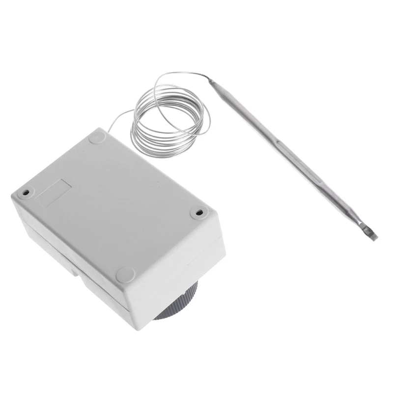 AC220V 0-40℃ Temperature Capillary Thermostat Controller for w Waterproof Drop Shipping