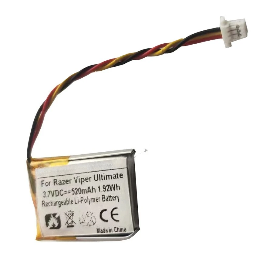 3.7V 520mAh PL702427 Li-Polymer Battery For Razer Viper Ultimate RC30-030501 Gaming Mouse