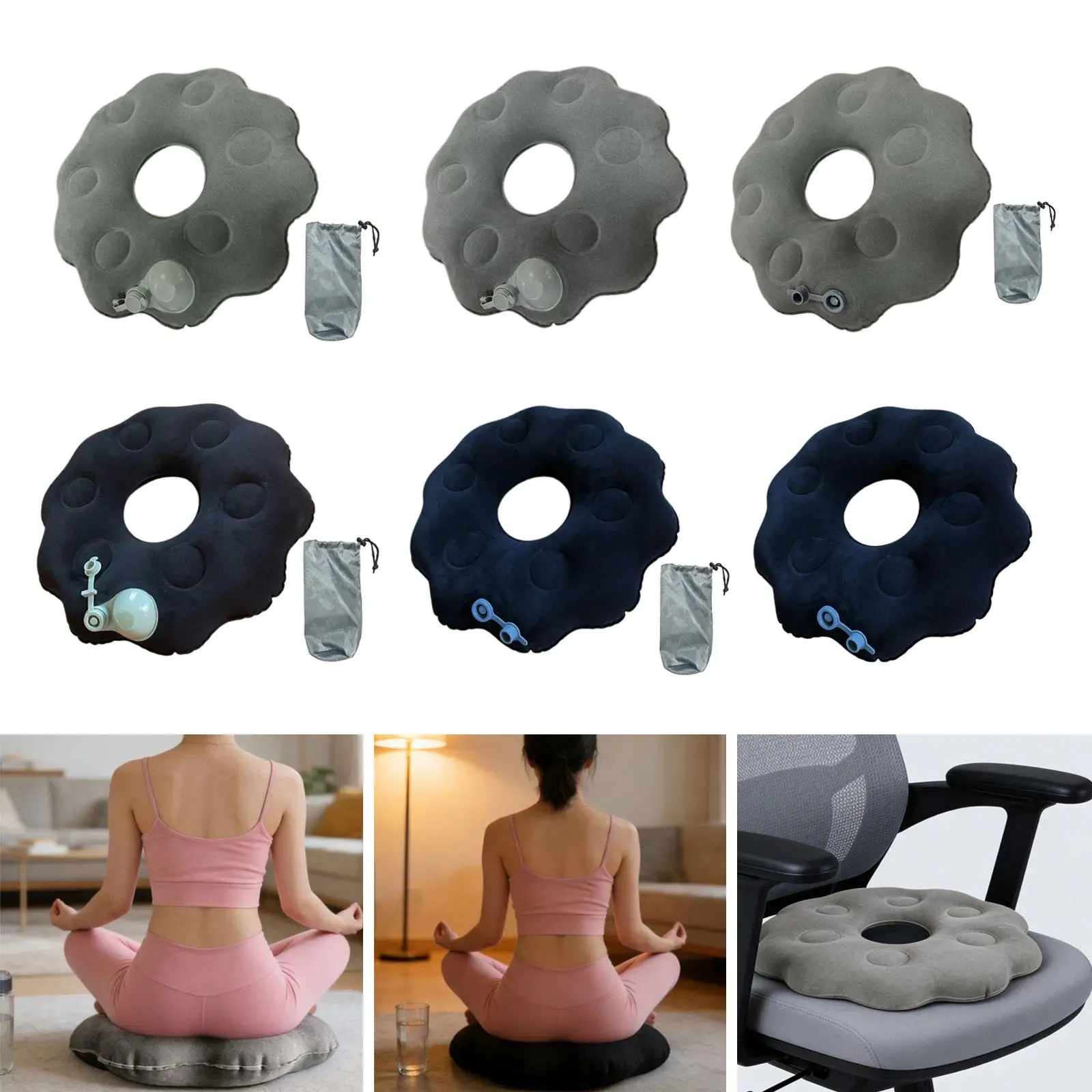 Cojín inflable acolchado para transportín – Cómodo para gatos y perros - imagen 3