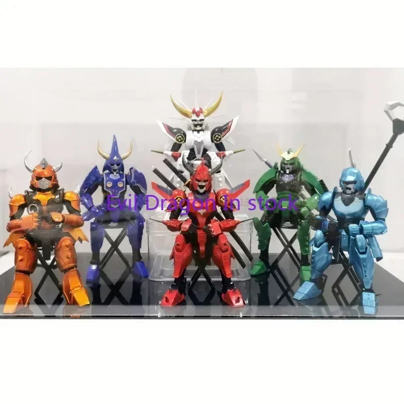 Bandai Original Sentinel Yoroiden Samurai Troopers Ronin Blaze Flame God Anime Action Collection Figures Model Toy Cool Gifts