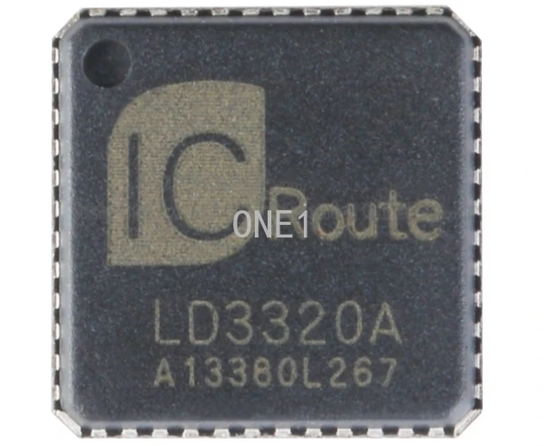 1PCS/lot New original LD3320A QFN-48 robot automatic speech recognition IC chip