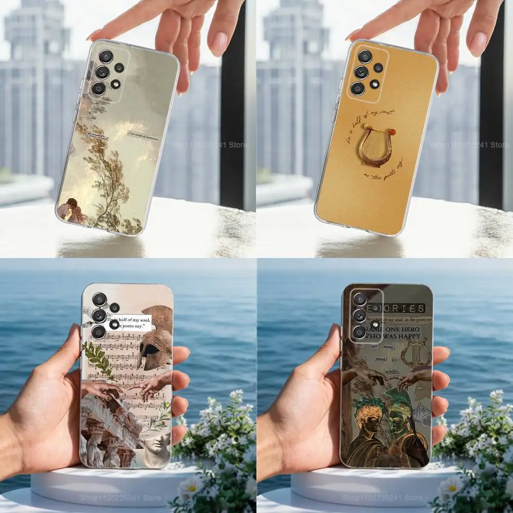 

Novel The Song OF A-AchillES For Samsung A30,71,51,S9,10,20,Ultra,S22,23,21,PIus,FE,Lite,Transparent, Silicone Case