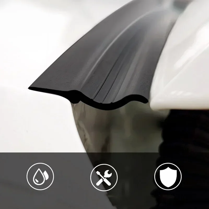 Car Rubber Sealing Strip Auto Trunk Lid Gap Seal Strip Hatchback Upper Edge Trim Auto Car Dustproof Sealant For Car SUV