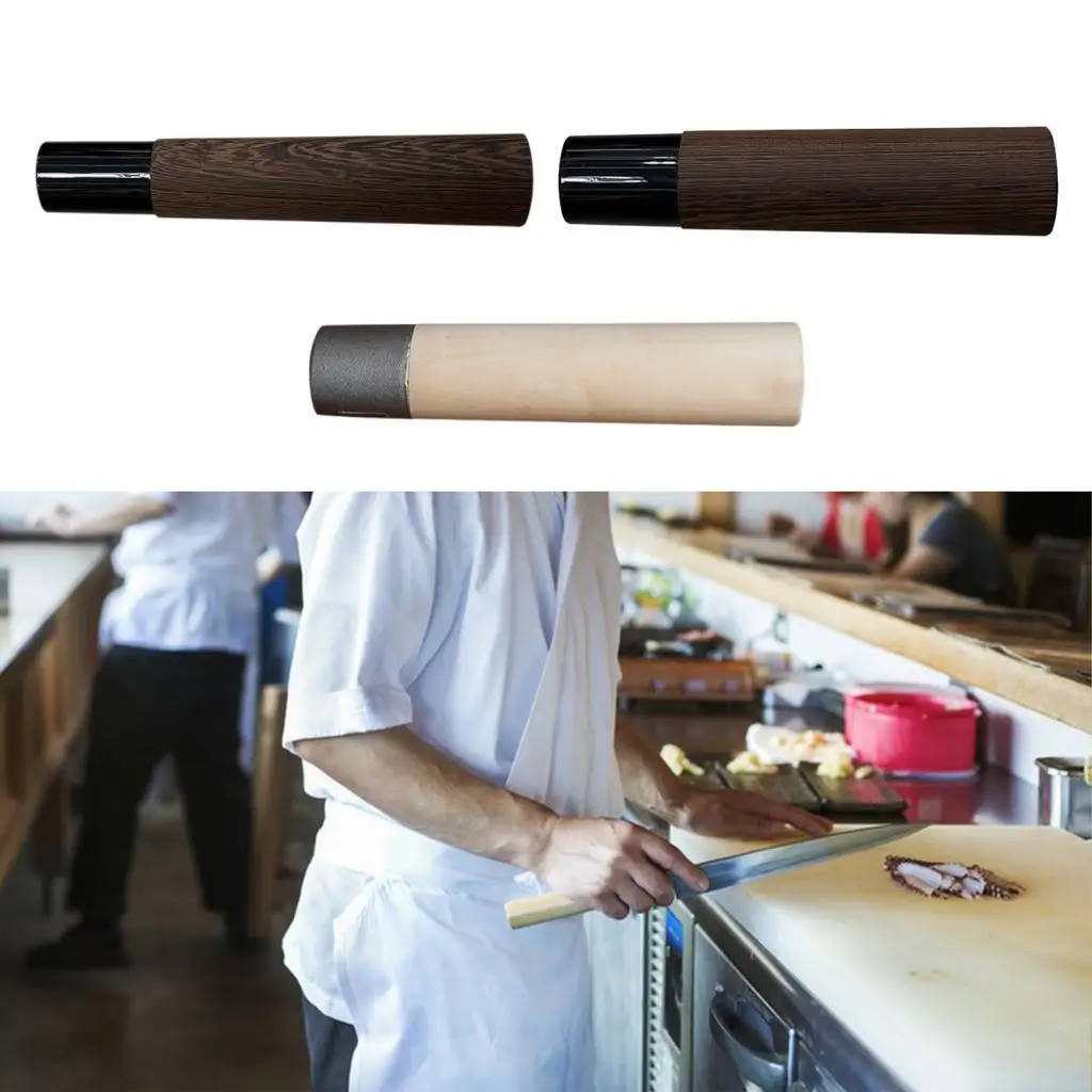 Japanese Knife Handle Wood Sashimi Knife Handle for Outdoor Restaurant Hotel