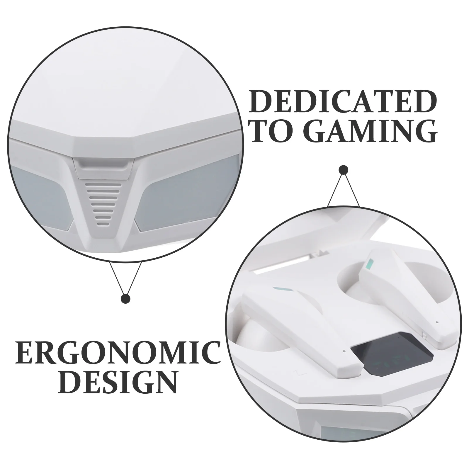 

1 Pair Wireless Gaming Earbuds 45Ms Low Latency Hifi Sound In Ear Headphones For Mobile Phone Sports Portable Hands Free Call